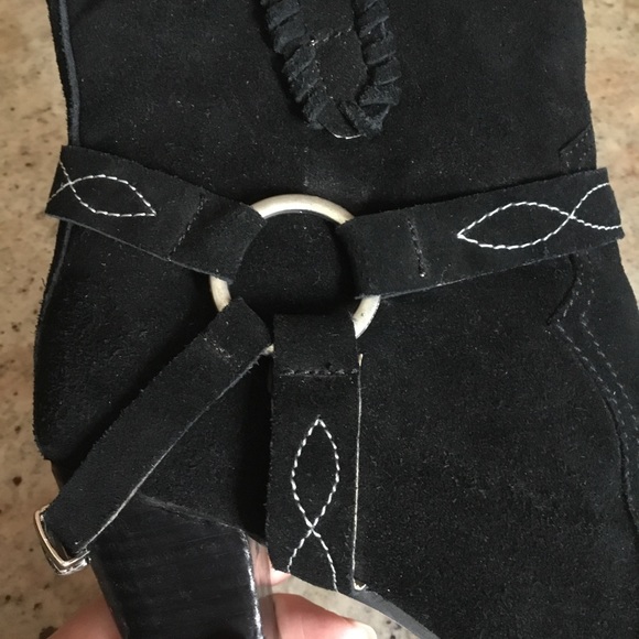 Isabel Marant Etoile Rawson Black Suede Booties - Picture 3 of 13